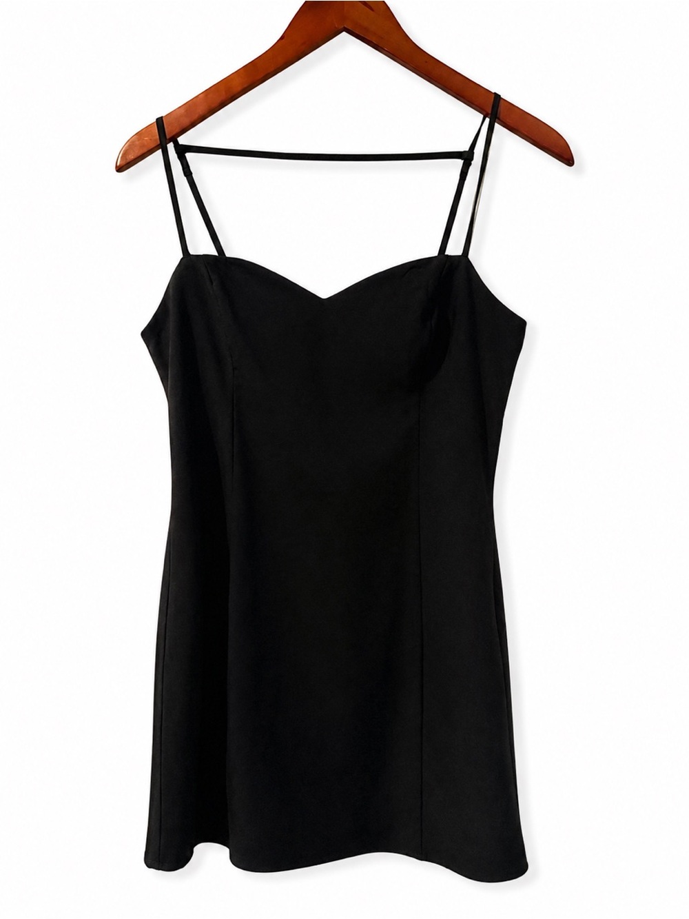 Abercrombie & Fitch Black Mini Slip Dress
